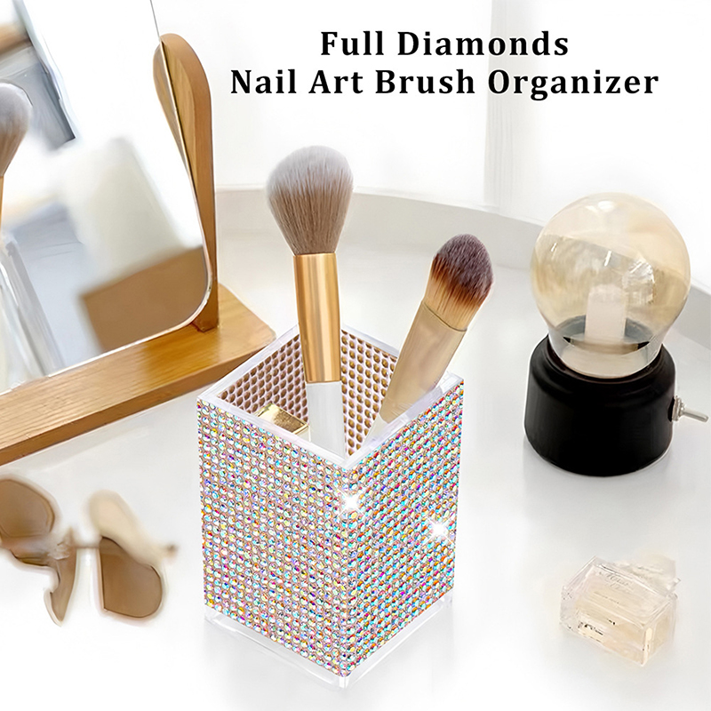 Beauty Makeup Desk - 【M】Contenedor de Lápices con 3 Ranuras,
