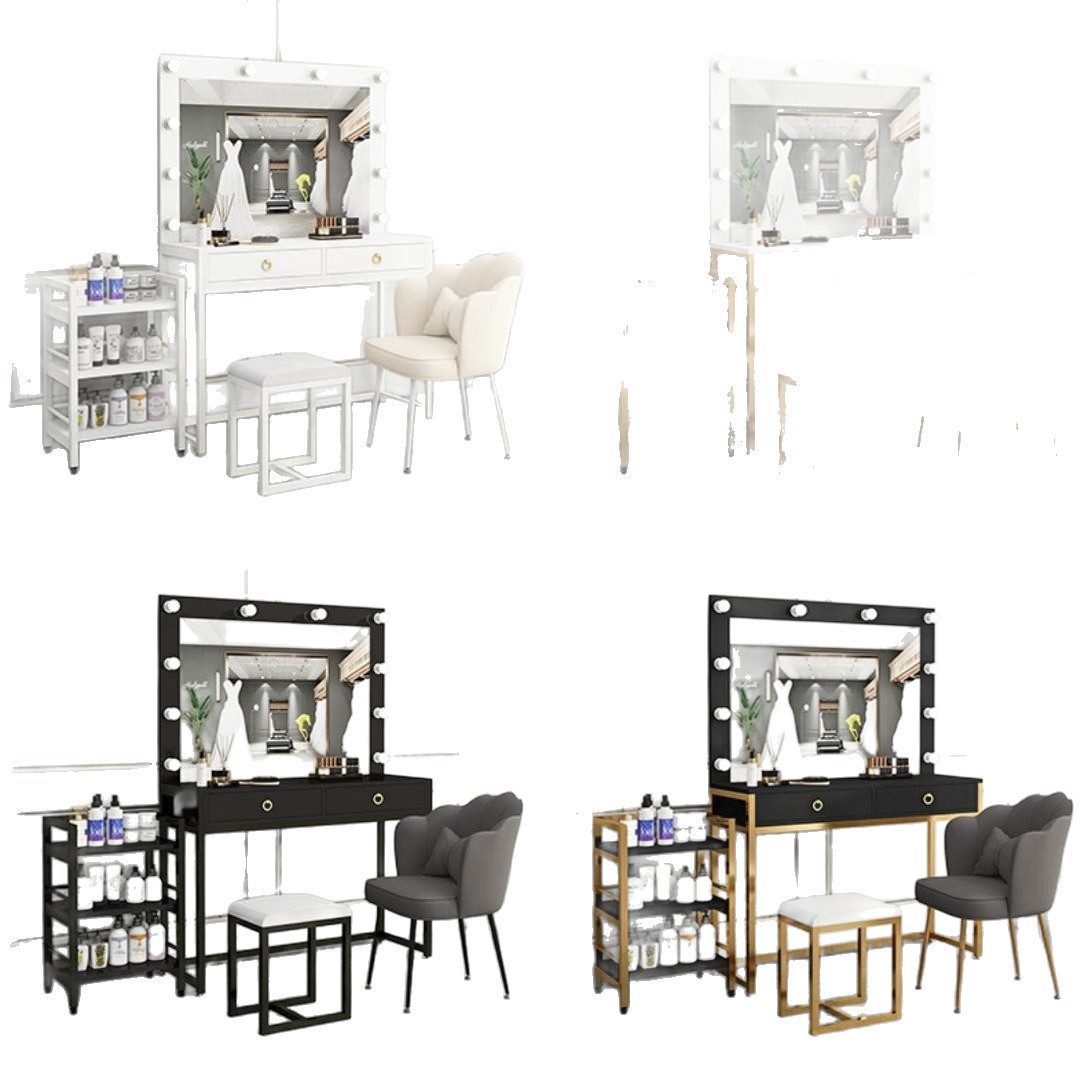 Beauty And Makeup Studio - Tocador de estudio con espejo e