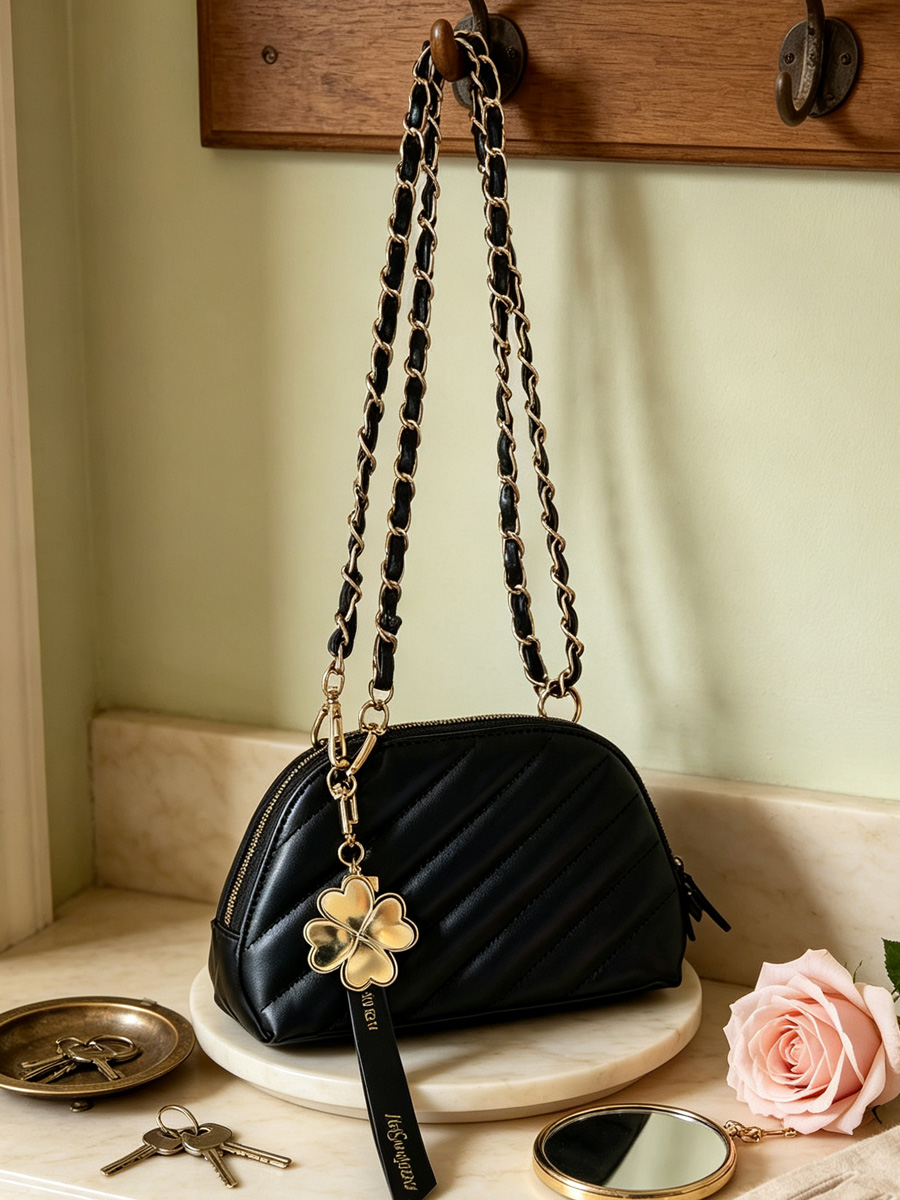 Ysl Beauty Makeup - Bolsa de maquillaje YSL negra con