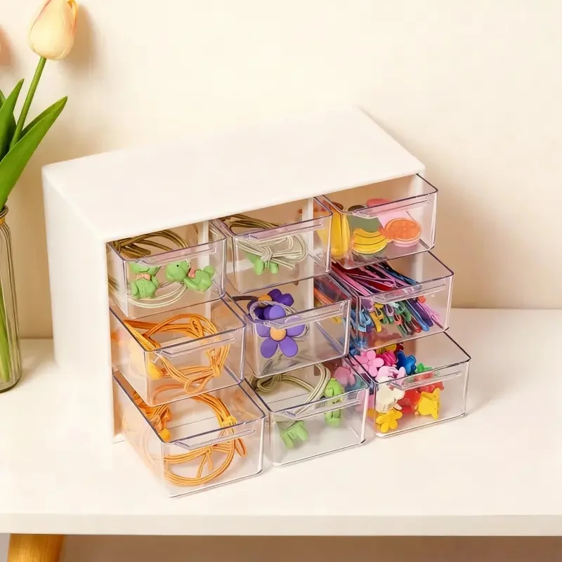 Beauty Makeup Desk - Caja de almacenamiento de material de