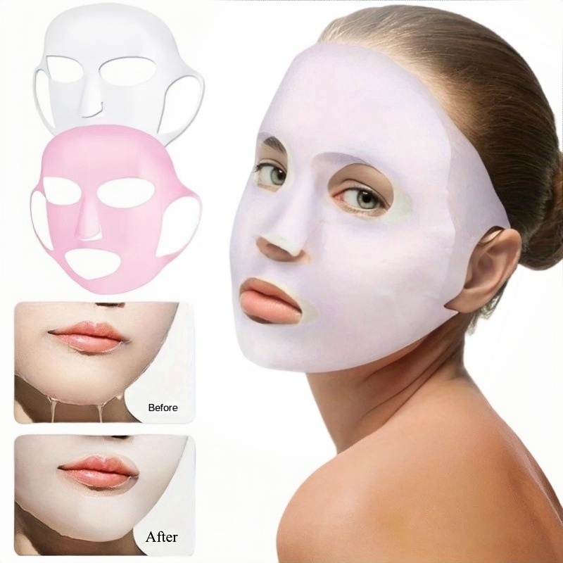 Sheet Face Mask Pack - 1/2 Uds 3D reutilizable suavizante de