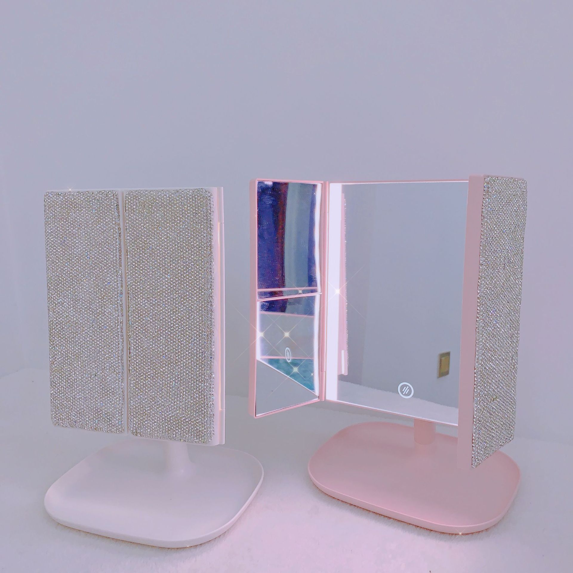 Beauty Forever Makeup - Espejo de maquillaje LED triple, luces