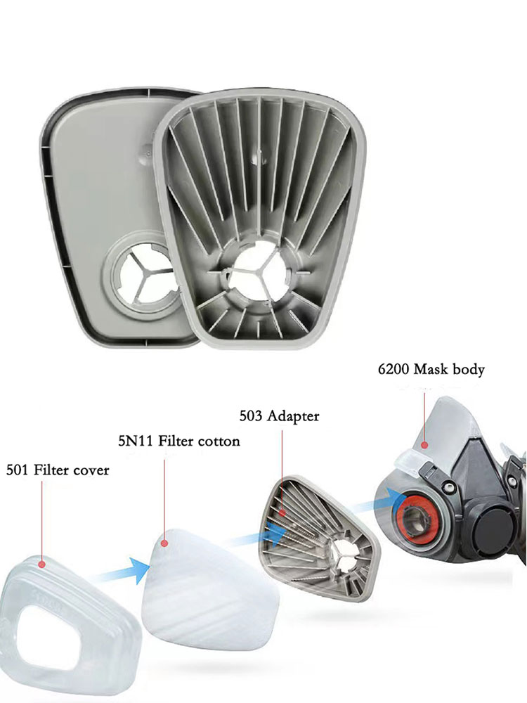 Máscara de Gas y polvo 6200, m - Sheet Face Mask Pack reseña y precio