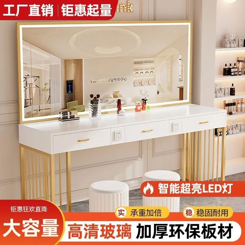Mesa de tocador moderna con lá - Beauty And Makeup Studio reseña y precio