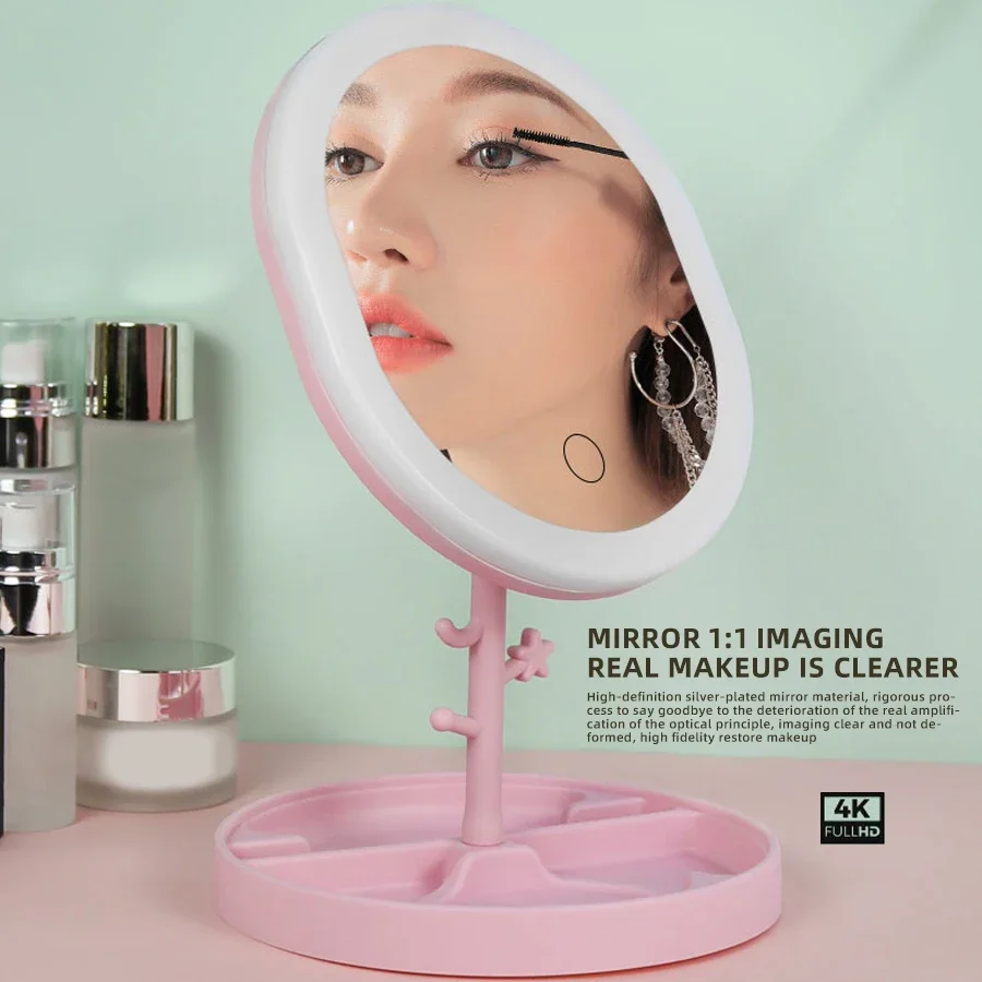 Espejo de maquillaje con luz L - Beauty No Makeup reseña y precio