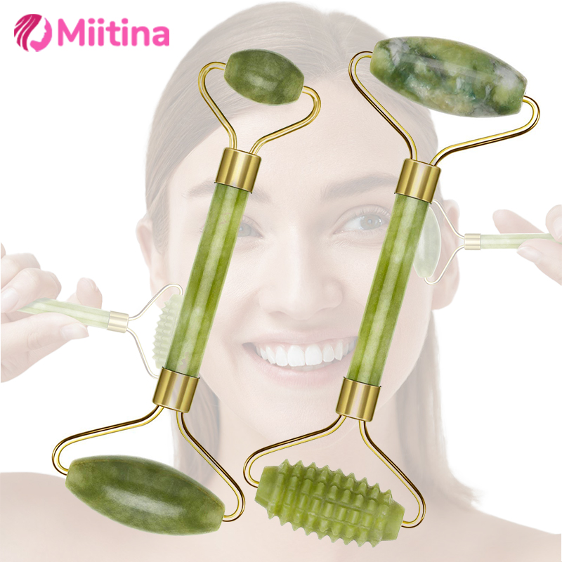 Rodillo de Jade Natural, masaj - Face Massager reseña y precio