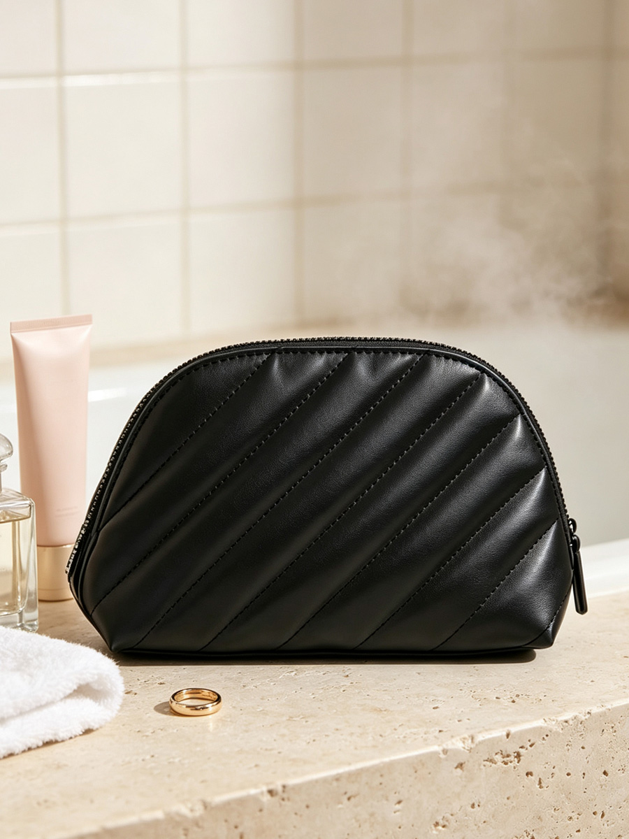 Bolsa de maquillaje YSL negra  - Ysl Beauty Makeup reseña y precio