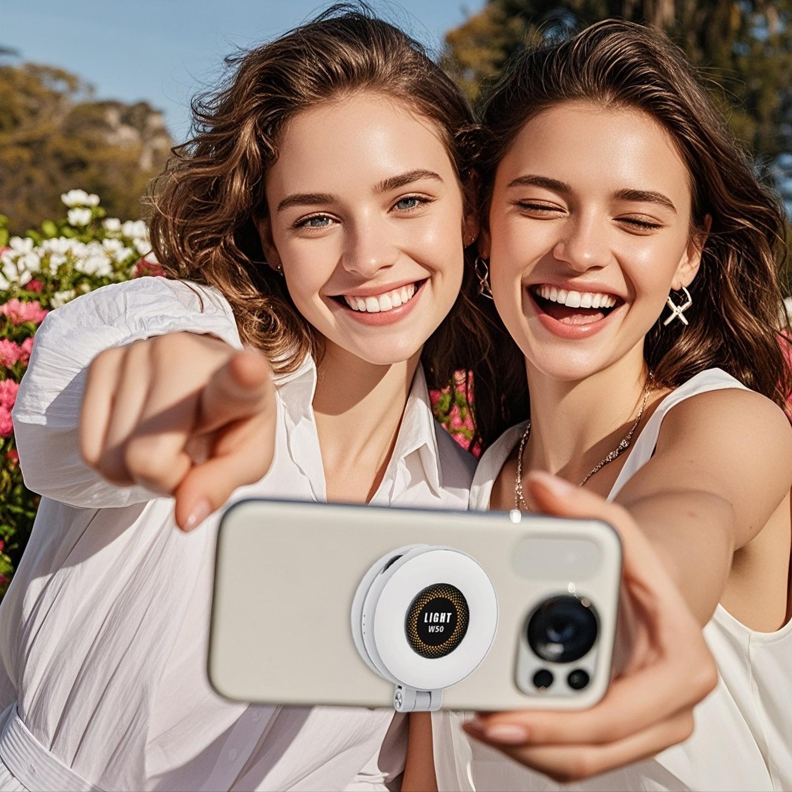 Luz magnética para selfies, 3  - Beauty No Makeup reseña y precio