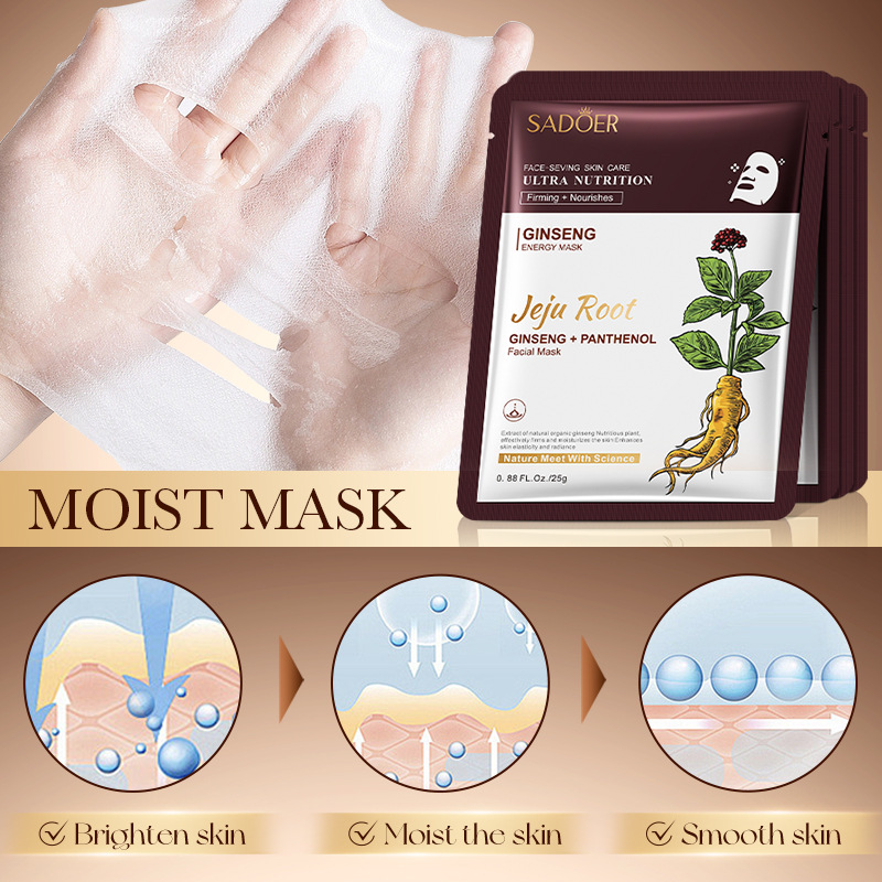 5 uds SADOER máscara Facial de - Sheet Face Mask Pack reseña y precio