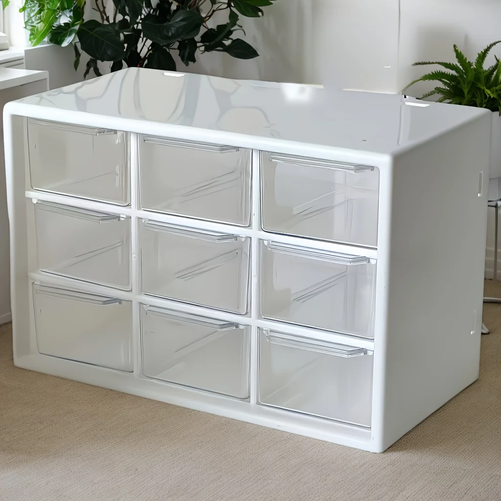Caja de almacenamiento de mate - Beauty Makeup Desk reseña y precio