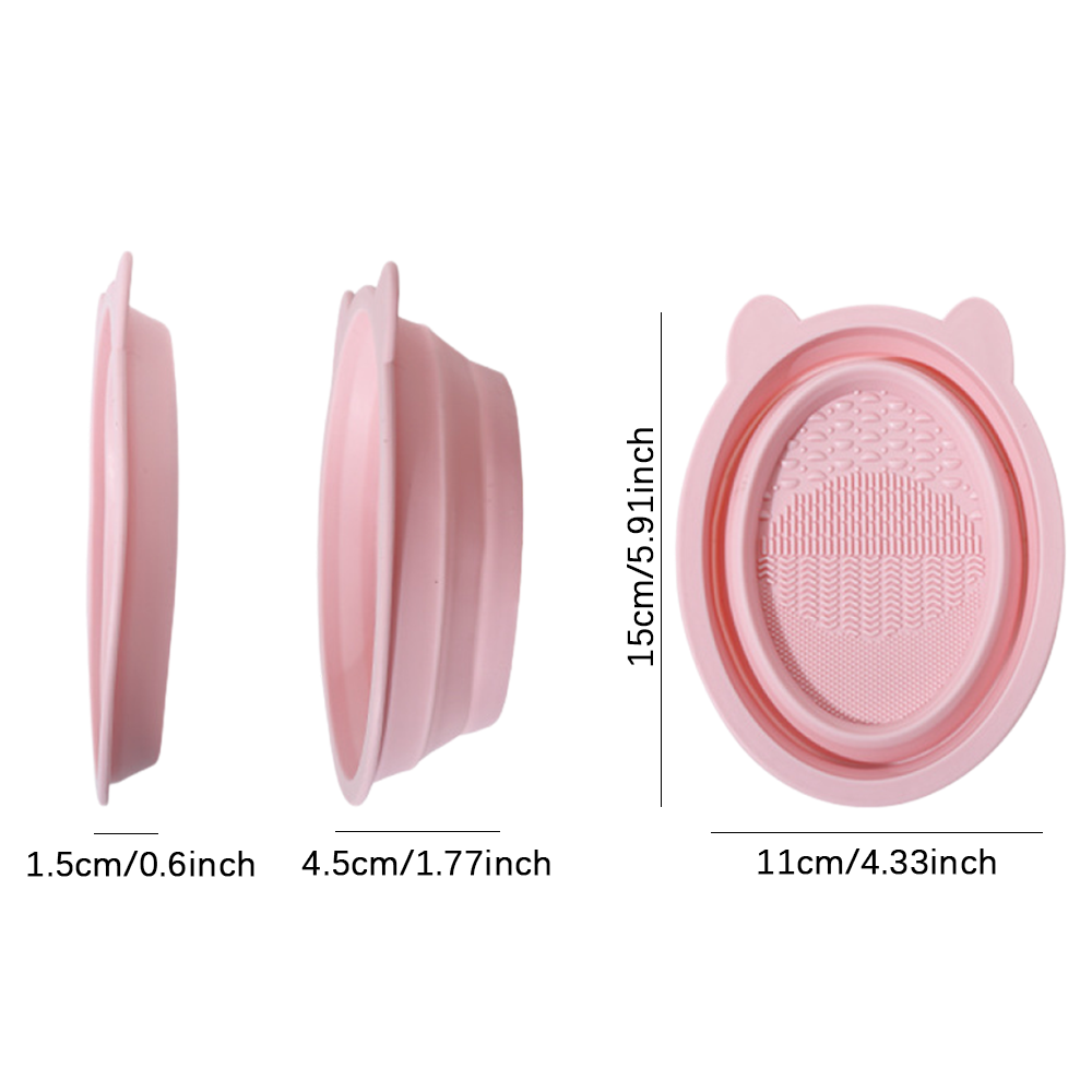 Tazón Plegable de Silicona par - Beauty And Makeup Quotes reseña y precio