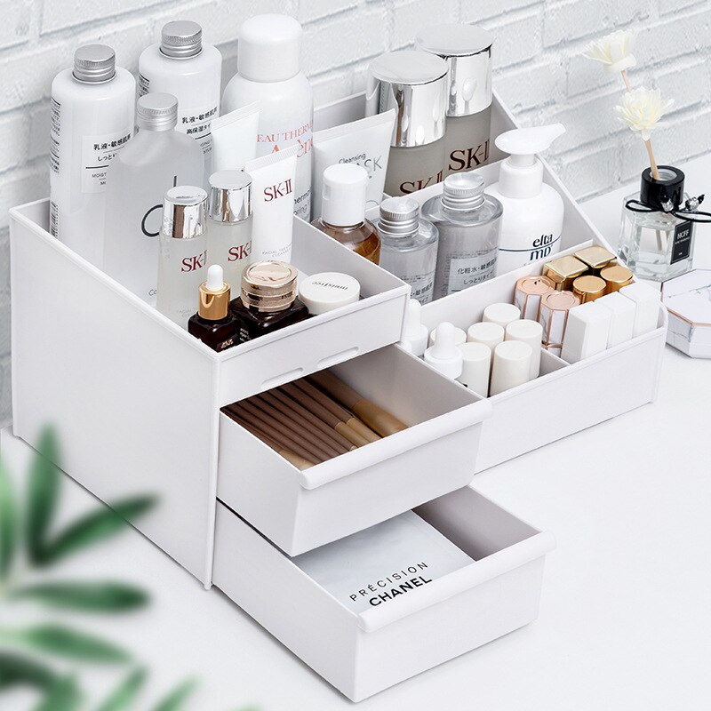 Caja de Almacenamiento de Maqu - Beauty Makeup Desk reseña y precio