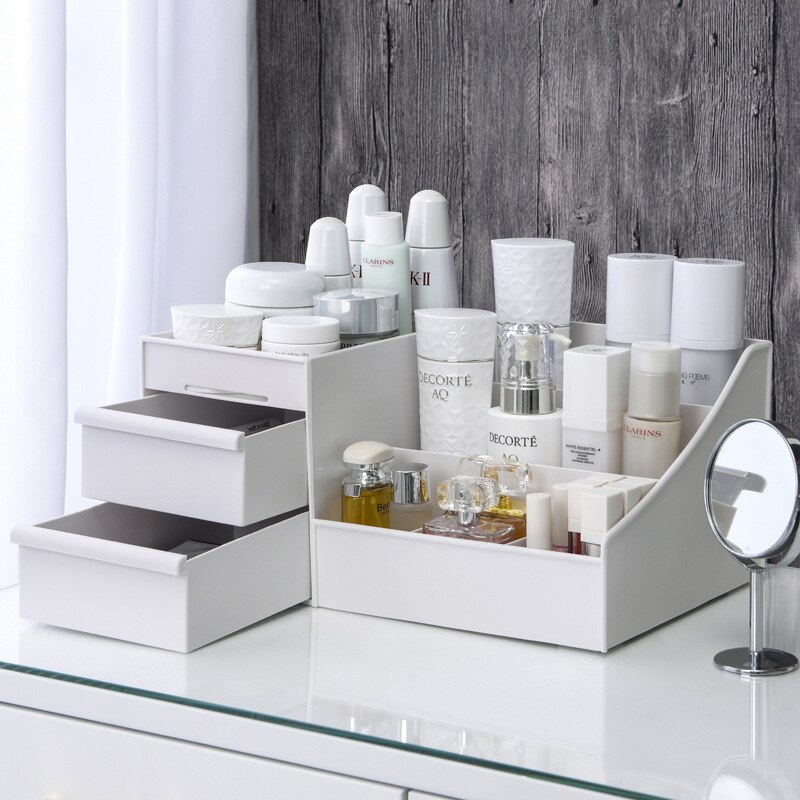 Caja de Almacenamiento de Maqu - Beauty Makeup Desk reseña y precio