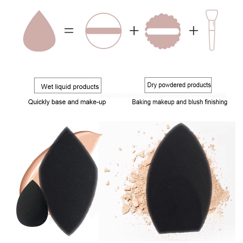Esponja de belleza negra, licu - Beauty Makeup Desk reseña y precio