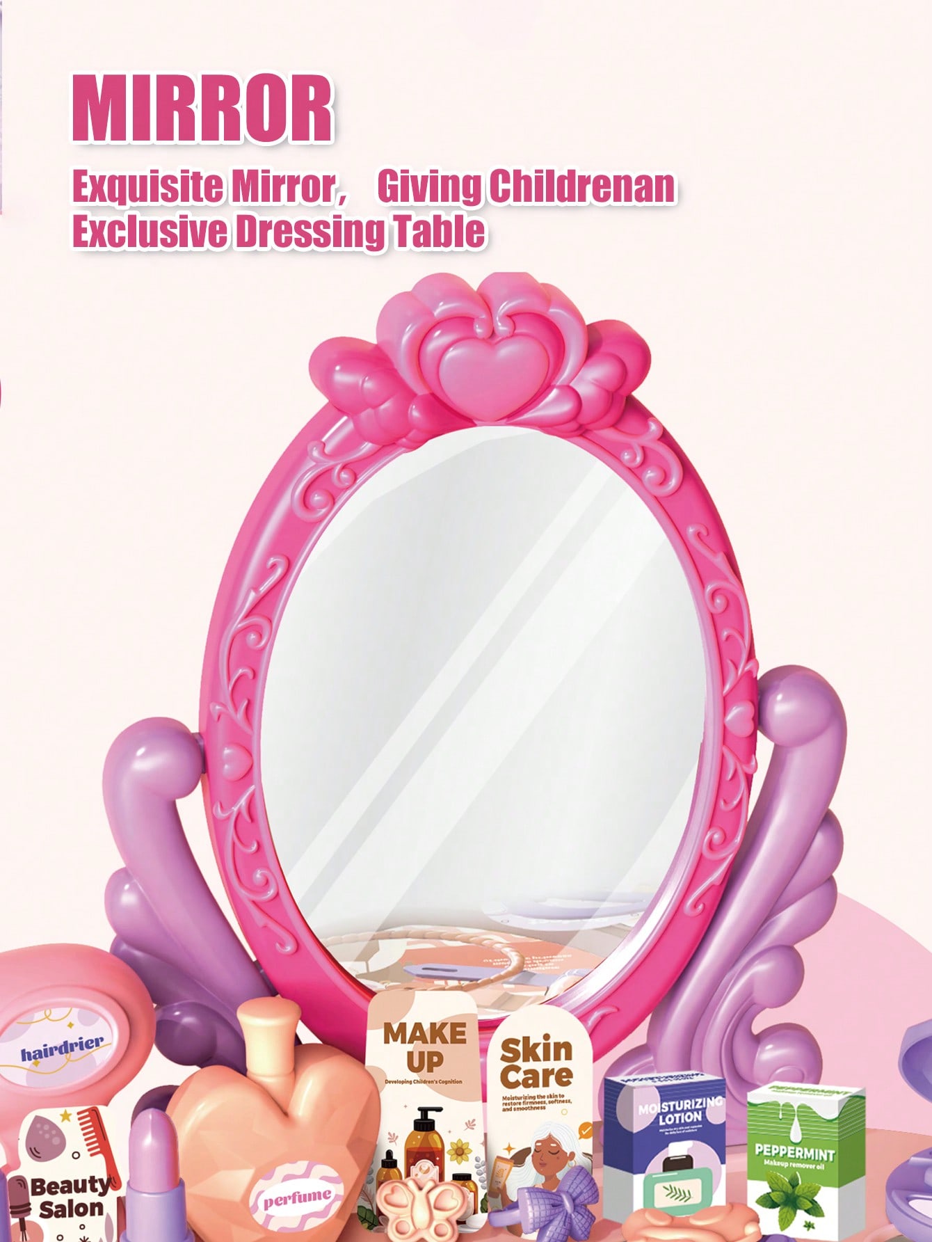Juego de tocador de princesa p - Beauty Makeup Desk reseña y precio
