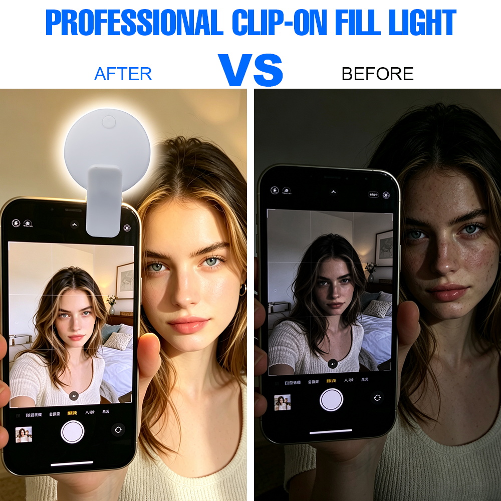 Luz de relleno portátil con cl - Beauty No Makeup reseña y precio