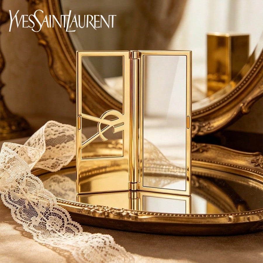 Espejo de Maquillaje Plegable  - Ysl Beauty Makeup reseña y precio